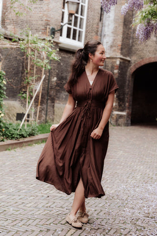 11589 choco dress