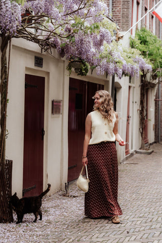 ydence knitted top mona yellow – foto 2