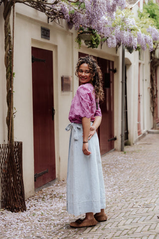 11391 jeans skirt clair – foto 4