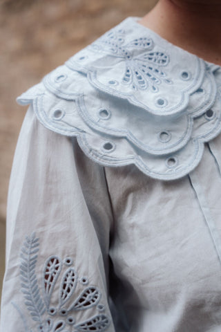 muse blouse 7569 kraag blue – foto 5