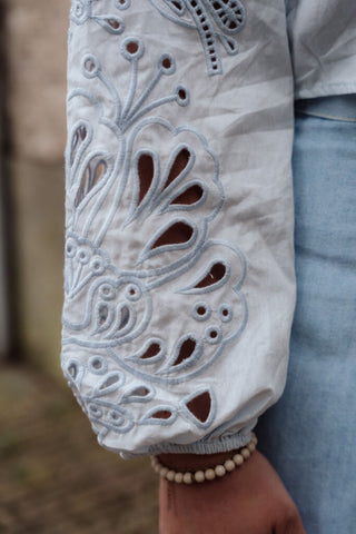 muse blouse 7569 kraag blue – foto 4