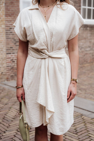 Azzurro 7027 emma dress beige – foto 2