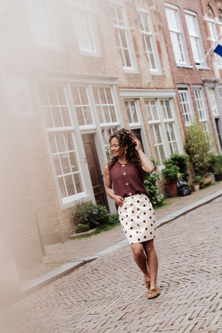 ydence knitted top mona brown – foto 4