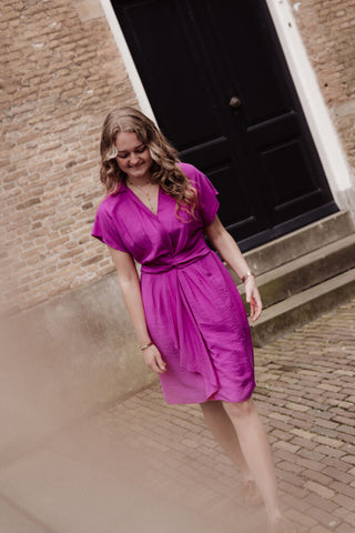 Azzurro 7027 emma dress magenta – foto 2