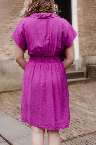 Azzurro 7027 emma dress magenta – foto 4