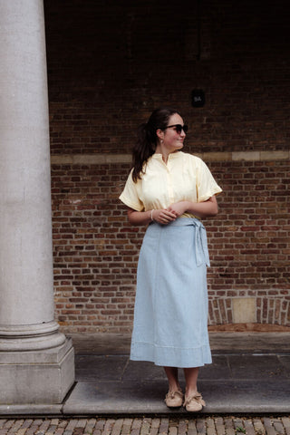 Azzurro 93252 blouse est yellow – foto 7