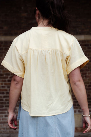 Azzurro 93252 blouse est yellow – foto 3
